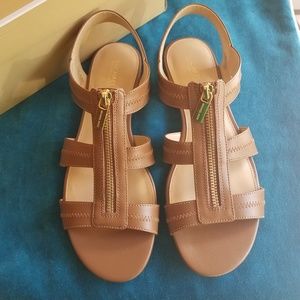 NEW! Michael Kors Flats w/Front Zipper Detail